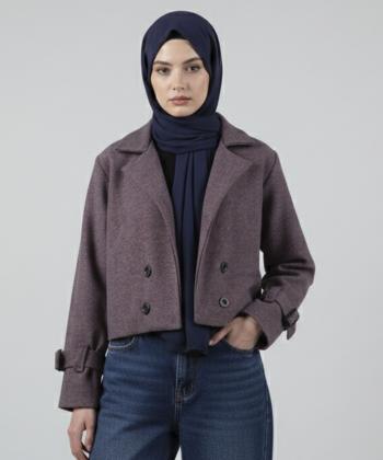 پالتو فوتر كوتاه زنانه نارين مد كد 803