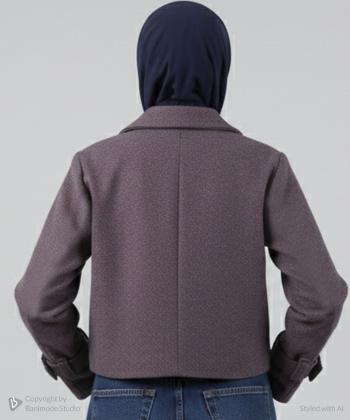 پالتو فوتر كوتاه زنانه نارين مد كد 803