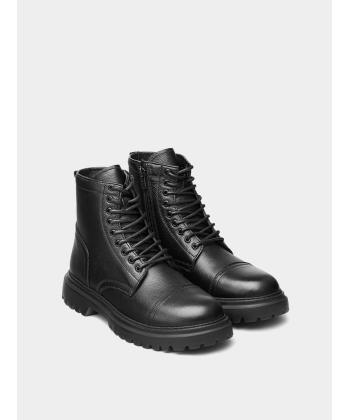 نيم بوت مردانه چرم طبيعي نوين چرم مدل 2546