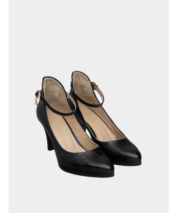 كفش مجلسي زنانه چرم طبيعي نوين چرم مدل 1452