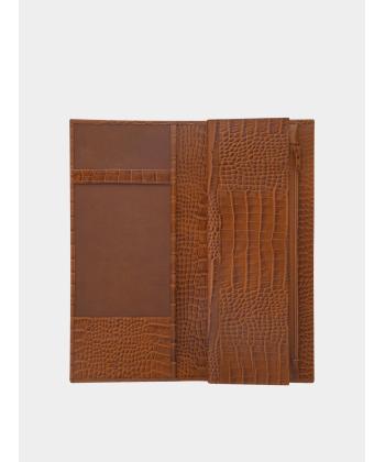 جلد دسته چك چرم طبيعي نوين چرم مدل دالاس