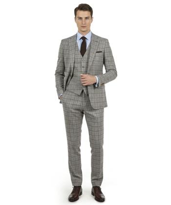 ست كت و شلوار مردانه پيركاردين كد SUPI10308070