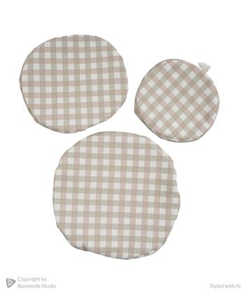 دم كني آشپزخانه سه تيكه نمك مدل چهارخانه كد 905023