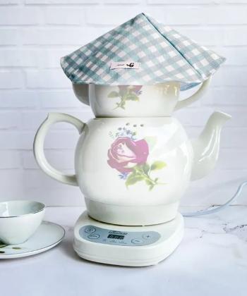 درپوش پارچه ايي نمك مدل چهارخانه كد 905026