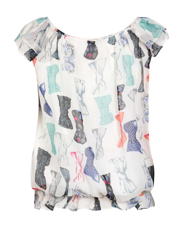 تاپ طرح‌دار زنانه ورو مدا Vero Moda مدل Pretty Bow