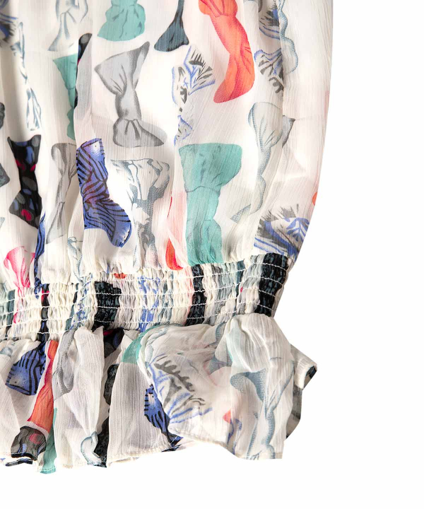 تاپ طرح‌دار زنانه ورو مدا Vero Moda مدل Pretty Bow