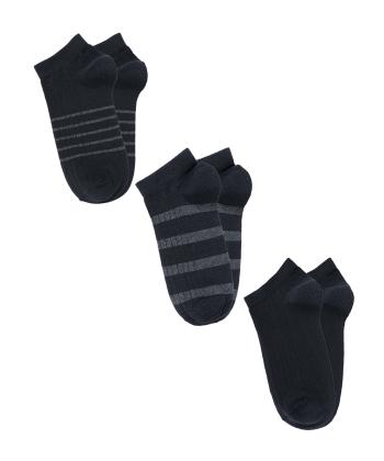 جوراب ساق كوتاه مردانه كوتون كد 6WAM80190AA بسته 3 عددی