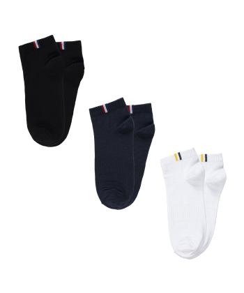 جوراب ساق كوتاه مردانه كوتون كد 6WAM80248AA بسته 3 عددی