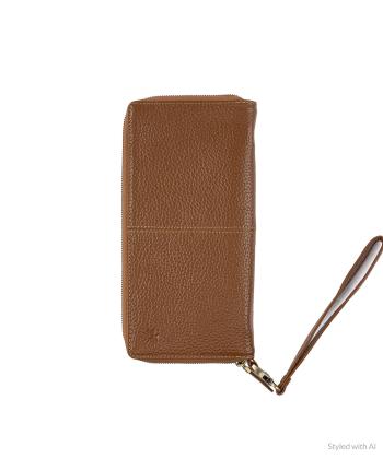 جلد دسته چک چرم طبیعی نوین چرم Novin Charm مدل کسری