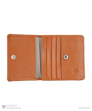 كيف پول زنانه چرم طبيعي نوين چرم مدل ولنتينا