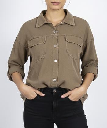 شومیز آستین بلند زنانه بهبود مدل 502100