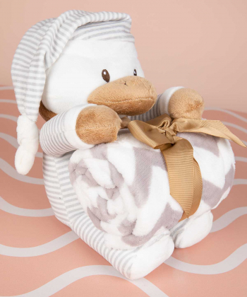 عروسک و پتو نوزاد دکو Deco مدل Duck