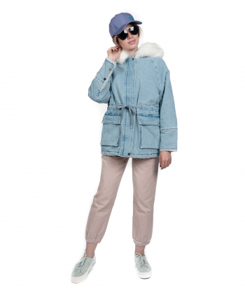 کاپشن جین زنانه جین وست Jeanswest کد 94222551