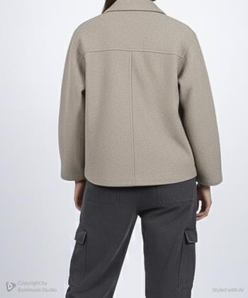 پالتو کوتاه زنانه بهبود مدل 801003