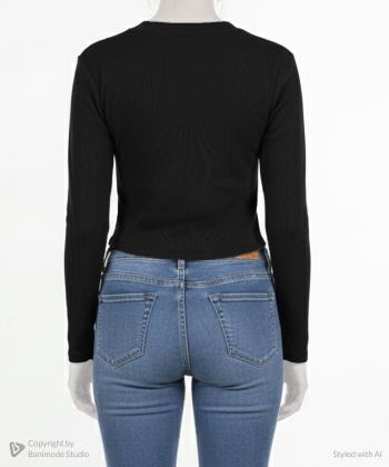 بلوز آستین بلند زنانه بهبود مدل 715098