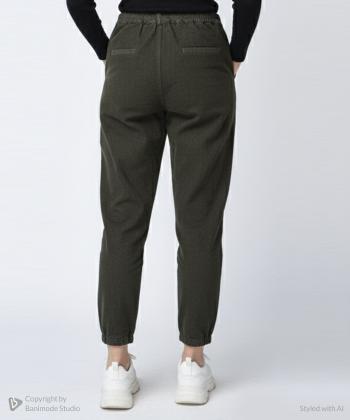 شلوار کتان زنانه بهبود مدل 302247