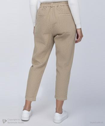 شلوار کتان زنانه بهبود مدل 302247