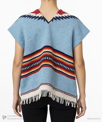 پانچو زنانه بيسراك مدل EF-4030101-PM