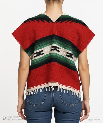 پانچو زنانه بيسراك مدل EF-4030101-PM