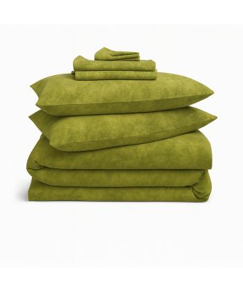 سرویس لحاف دستر مدل پتینه دو نفره شش تکه دستر کد 21141499991801