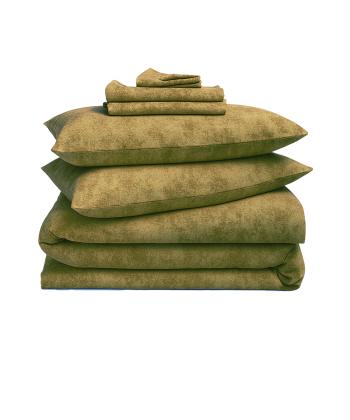 سرویس لحاف دستر مدل پتینه دو نفره شش تکه دستر کد 21141499991801