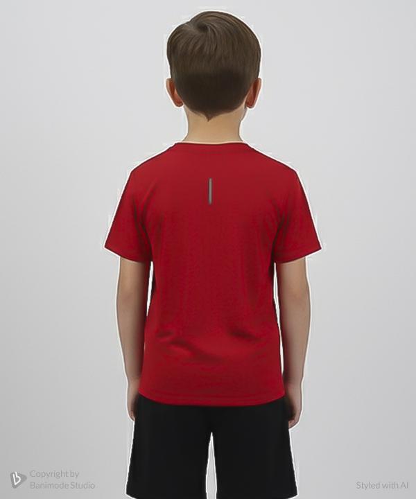UNIPRO BOYS-JUNIOR ADI SS TSHIRTS-RED
