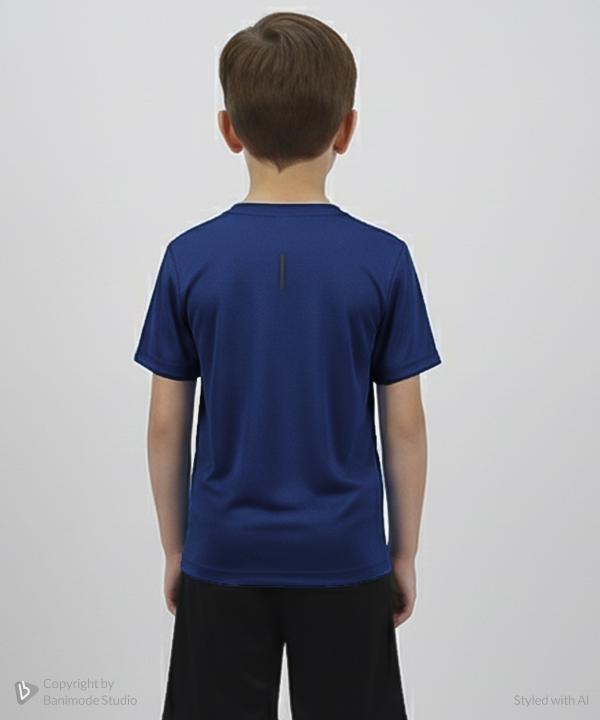 UNIPRO BOYS-JUNIOR ADI SS TSHIRTS-BLUE