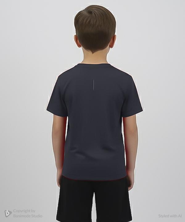 UNIPRO BOYS-JUNIOR ADI SS TSHIRTS-ANTHRACITE