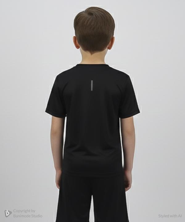 UNIPRO BOYS-JUNIOR ADI SS TSHIRTS-BLACK