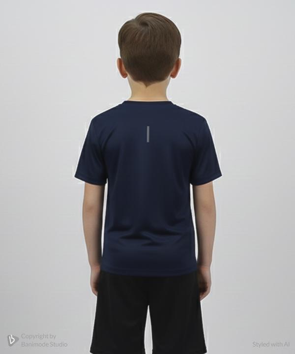 UNIPRO BOYS-JUNIOR ADI SS TSHIRTS-NAVY