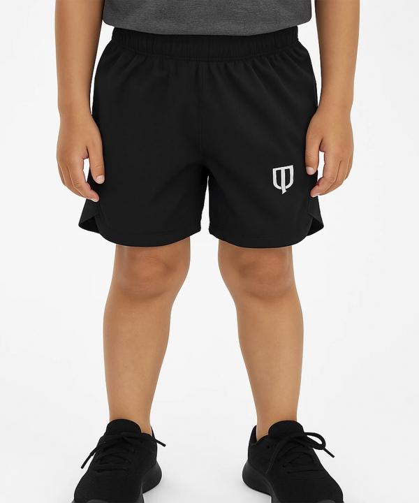 JUNIOR CHALLENGER WOVEN SHORTS-BLACK