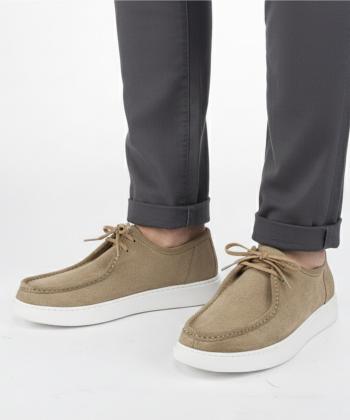 كفش روزمره چرم طبيعي مردانه آر ان اس كد 12152627