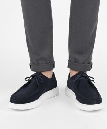 كفش روزمره چرم طبيعي مردانه آر ان اس كد 12152628