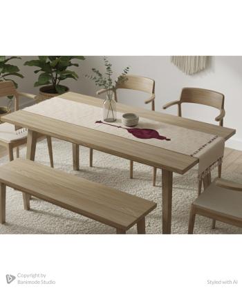 رانر پارچه دوپود كد 10016