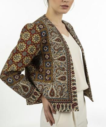 کت پارچه ای زنانه دوپود مدل 10000