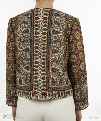 کت پارچه ای زنانه دوپود مدل 10000