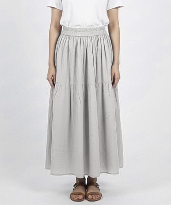 دامن بلند لینن زنانه بوخی مدل D121