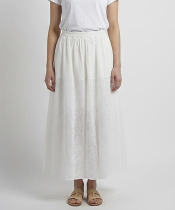 دامن بلند لینن زنانه بوخی مدل D131