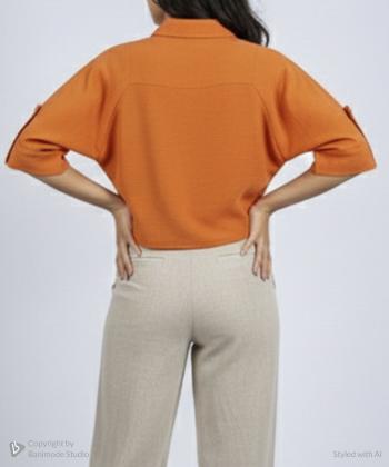 شومیز آستین کوتاه زنانه بوخی مدل P400