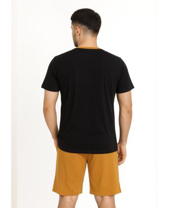 ست تیشرت و شلوارک راحتی مردانه مادر مدل Harry-P