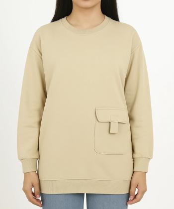 سویشرت نخی دخترانه مادر مدل MA67P