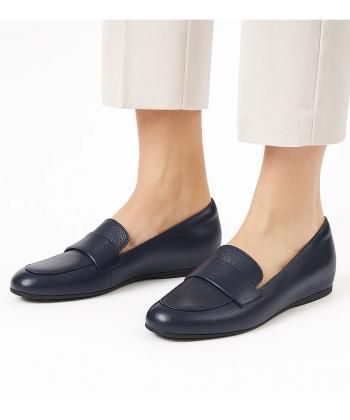 کفش کالج چرم طبیعی زنانه چرم مشهد مدل J2664