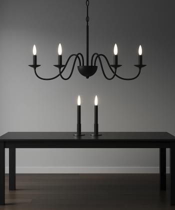 لوستر شش شعله چشمه نور کد C2800-6BK