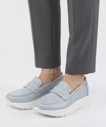 كالج زنانه چرم طبيعي نوين چرم مدل ساناي