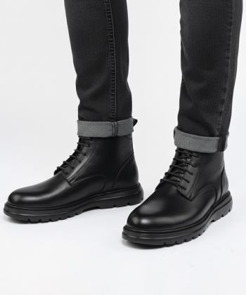 نیم بوت چرم طبیعی مردانه بالون مدل j16