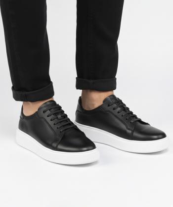 کفش روزمره چرم طبیعی مردانه بالون مدل j15