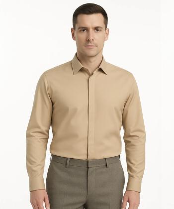 پیراهن آستین بلند مردانه بالون مدل 5592