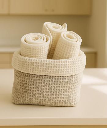 ست سبد و دستمال آشپزخانه لوما بسته 3 عددی