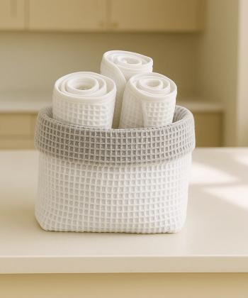 ست سبد و دستمال آشپزخانه لوما بسته 3 عددی