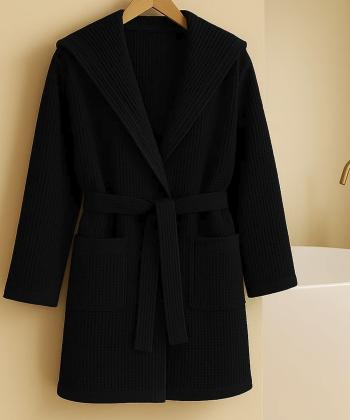 حوله تن پوش لوما مدل وافل کلاهدار